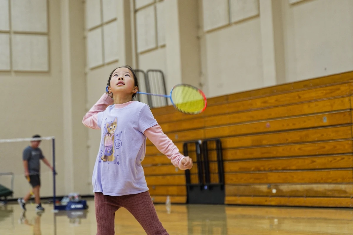city of Irvine badminton training