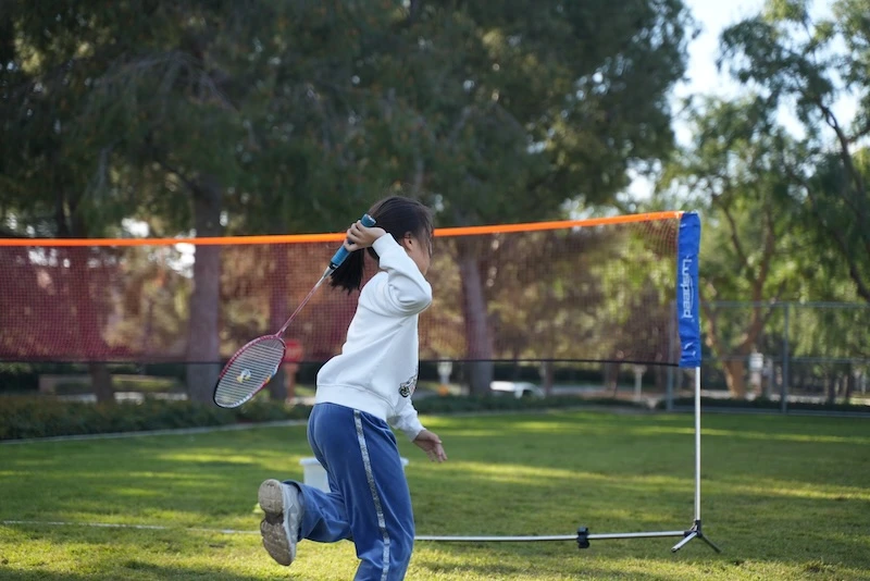 Irvine youth badminton Class 2