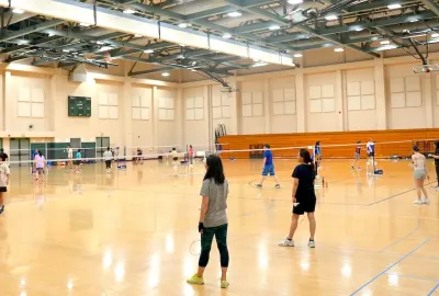 city of Irvine badminton training 1