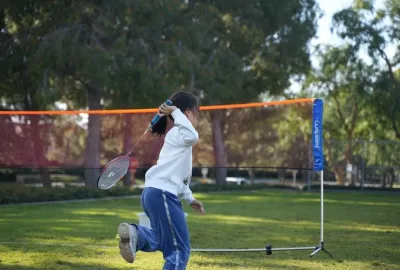 Irvine youth badminton Class 2